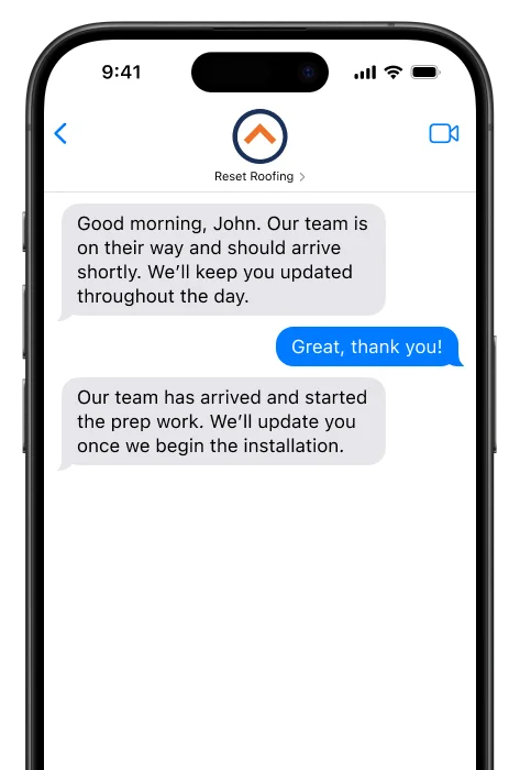 Reset Roofing project