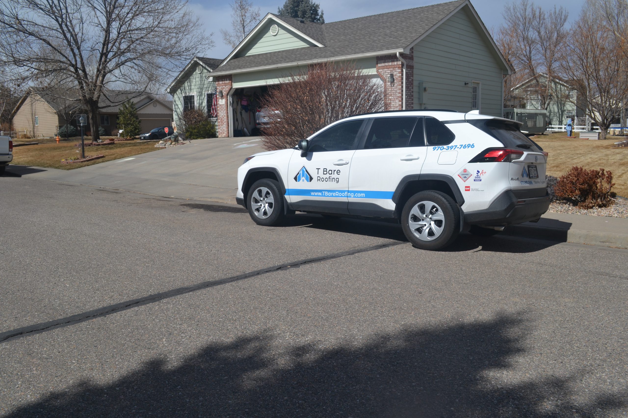 T Bare Roofing project