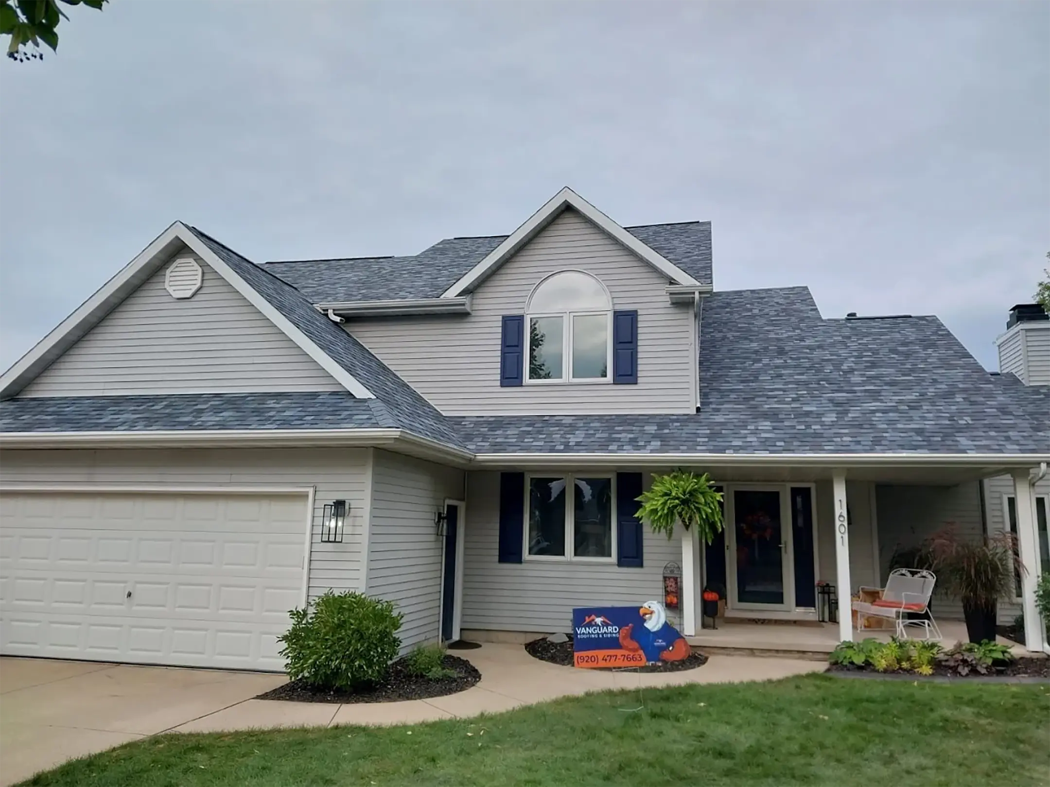 Vanguard Roofing & Siding project