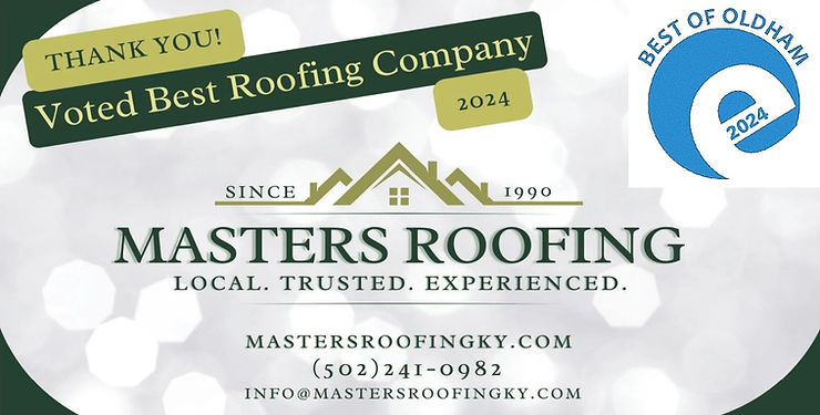 Masters Roofing project