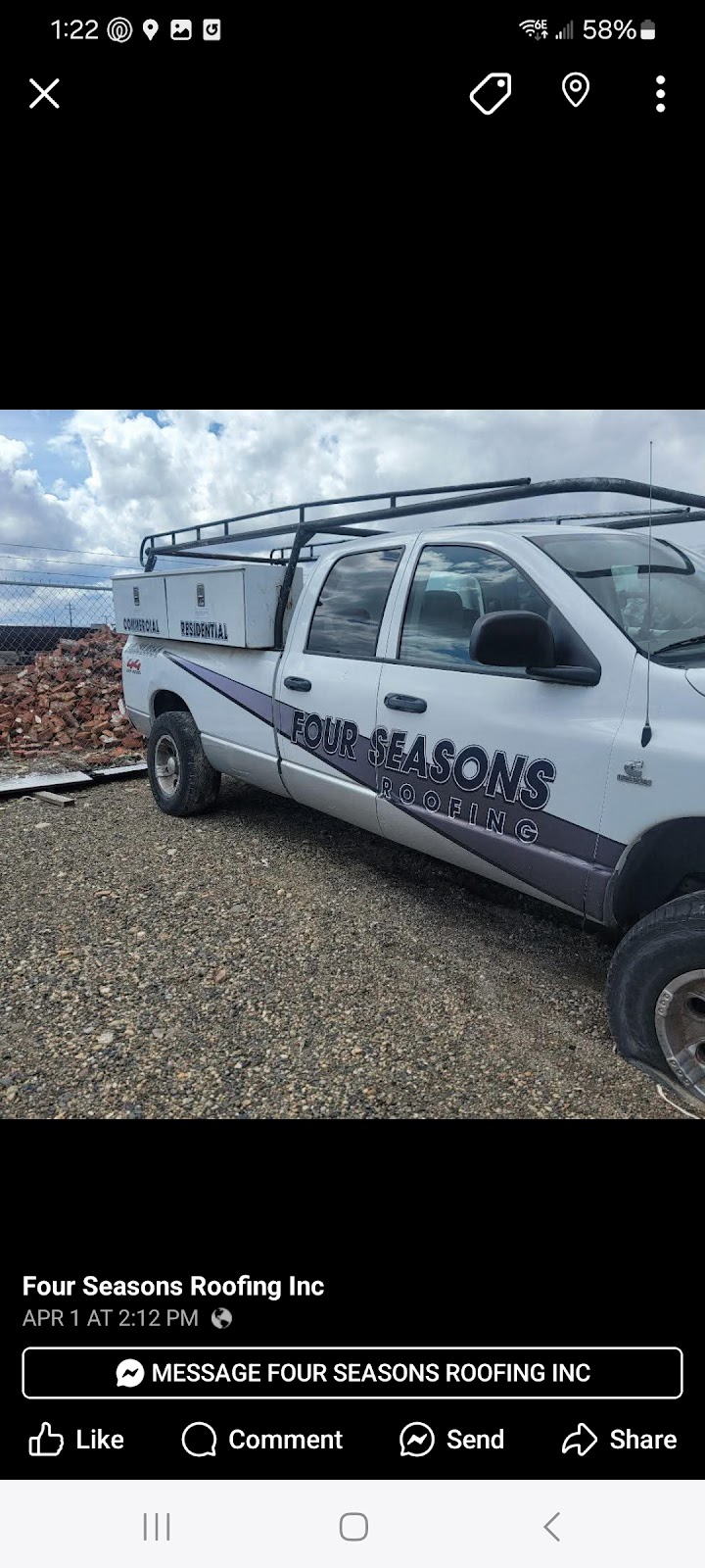 Four Seasons Roofing Inc project