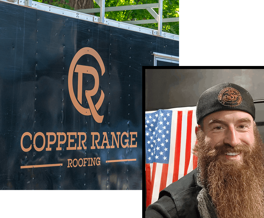 Copper Range Roofing project