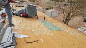 Castile Roofing project