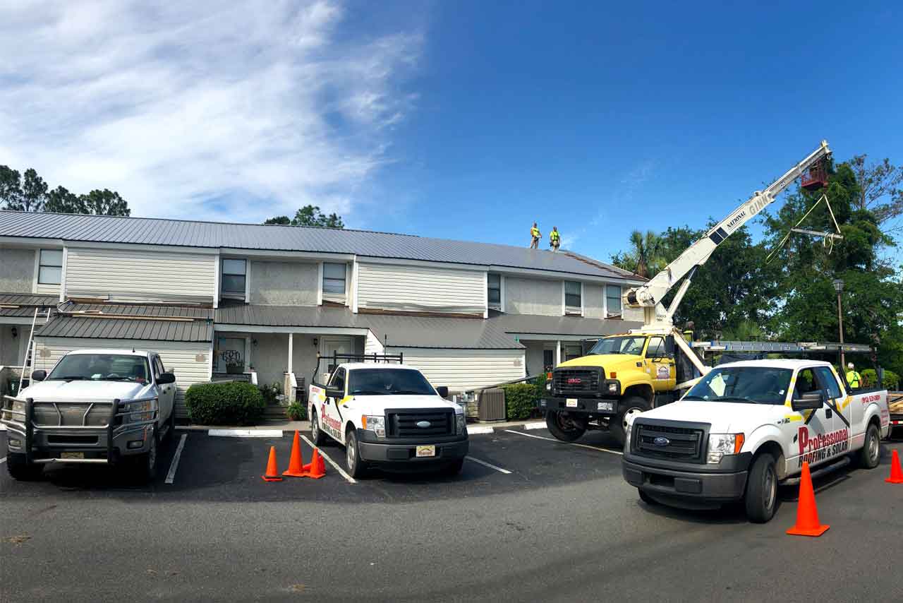 Professional Roofing & Solar project