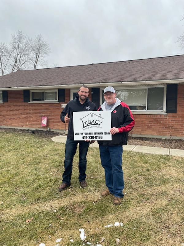 Legacy Roofing & Construction project