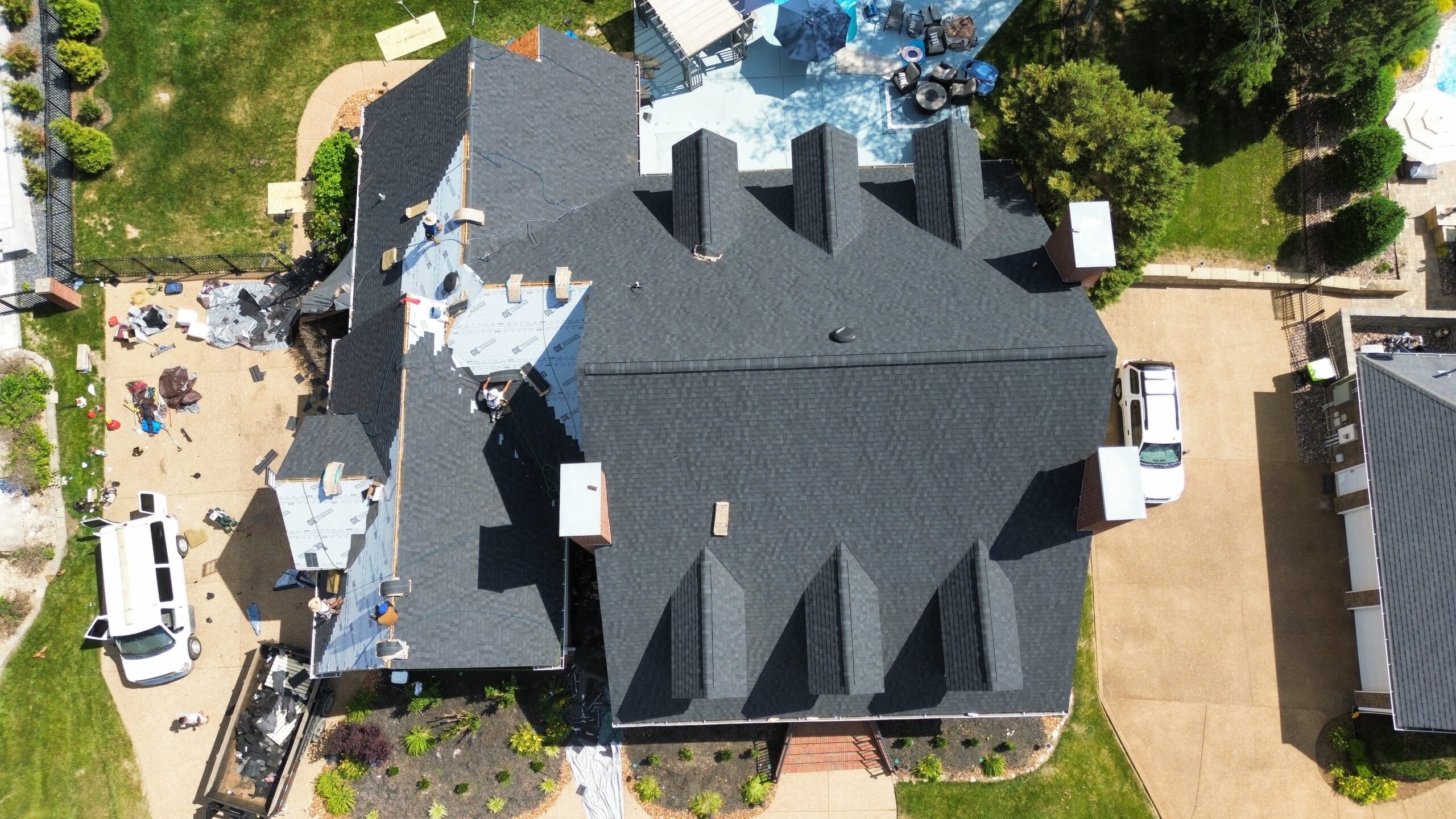 Big Timber Roofing project