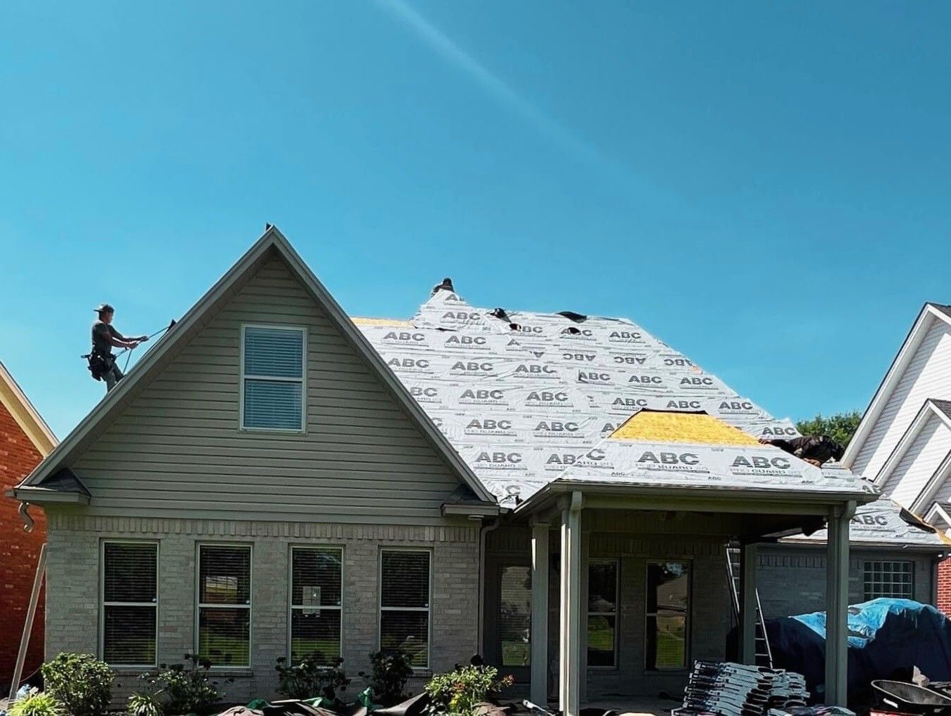 Capstone Roofing project