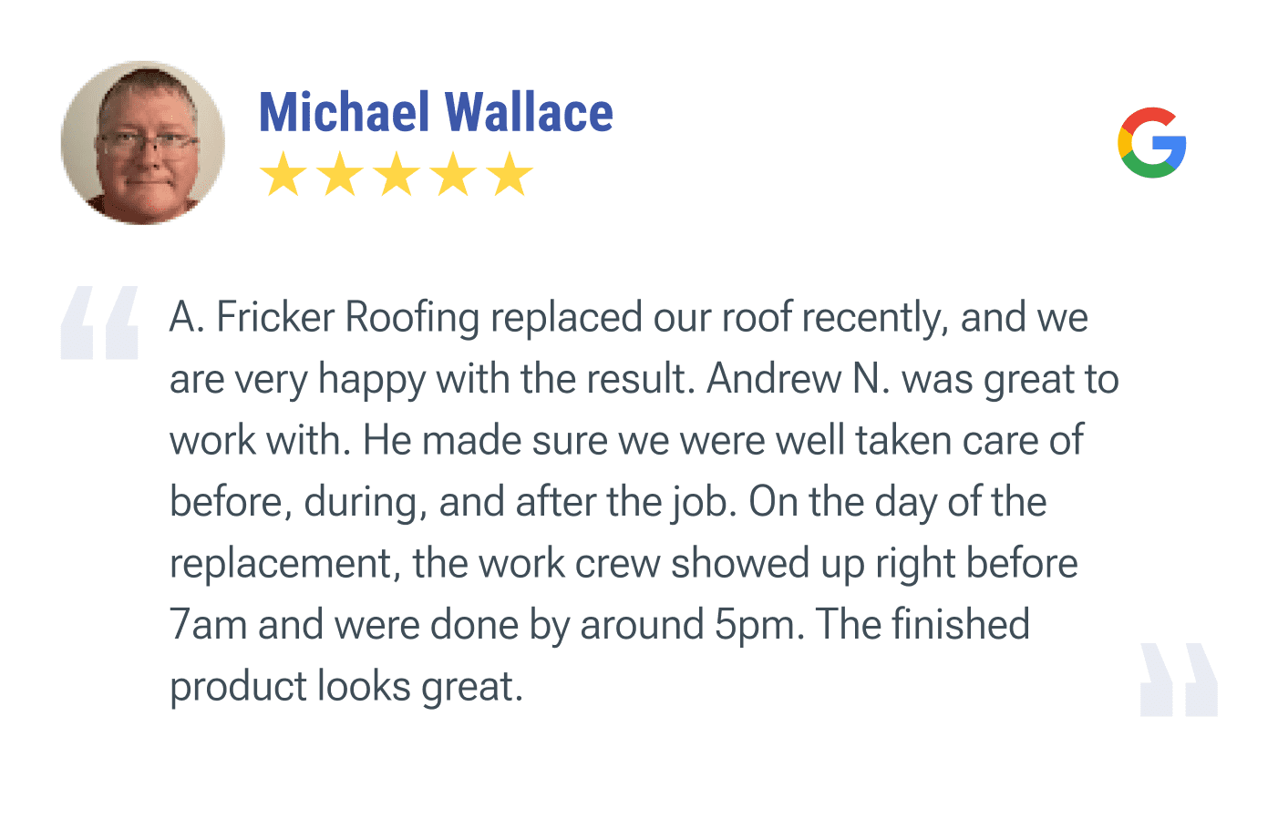 A. Fricker Roofing and Waterproofing project