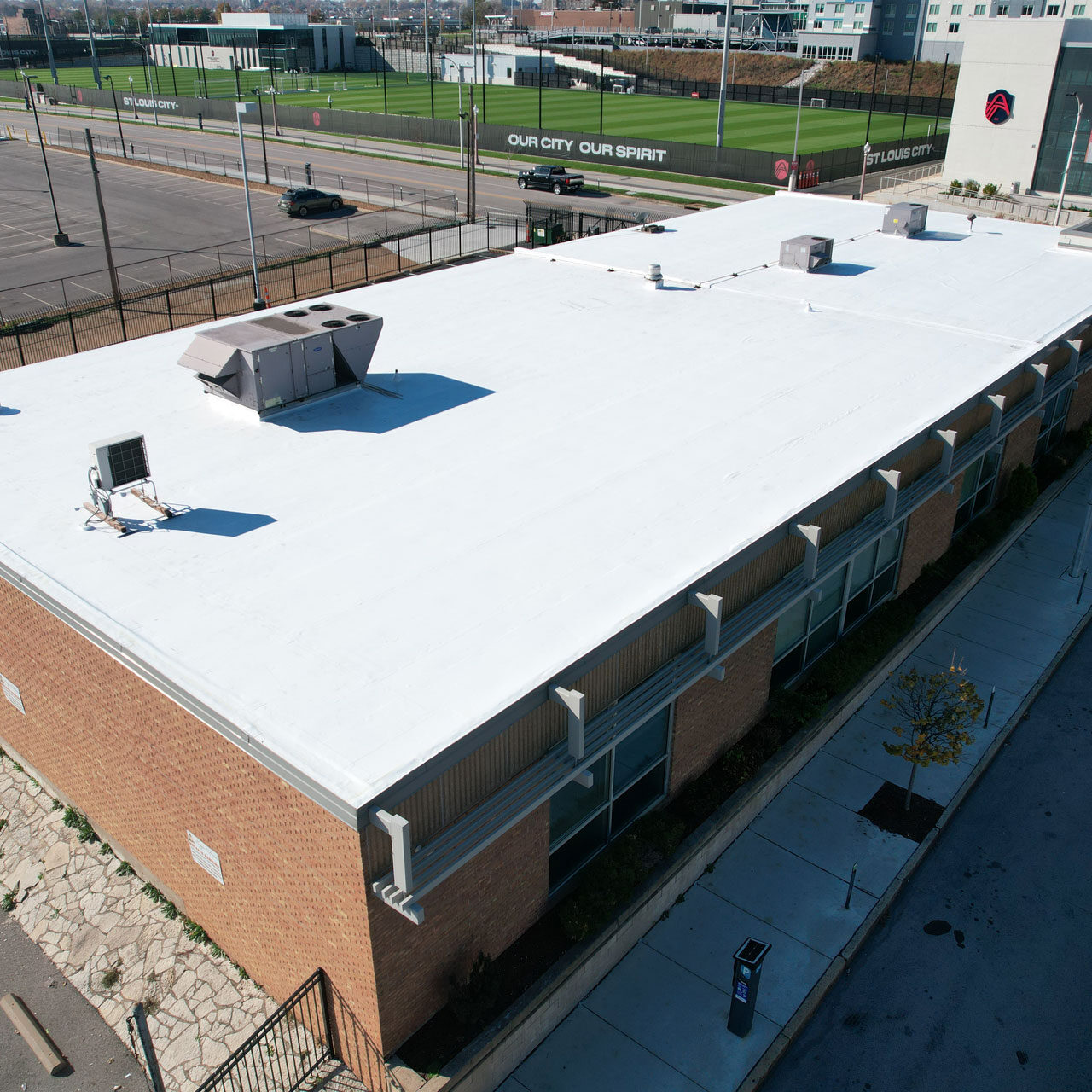 Commercial Flat Roof Company project