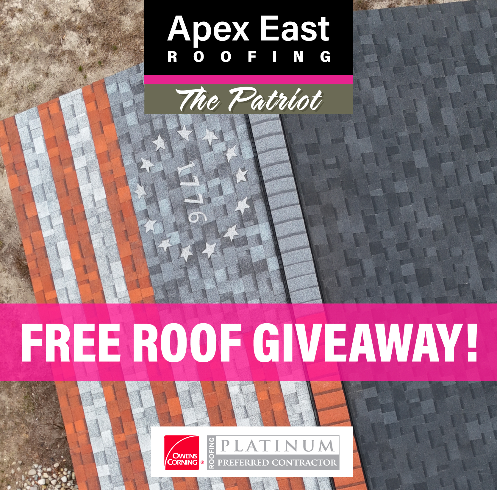 Apex East Roofing project